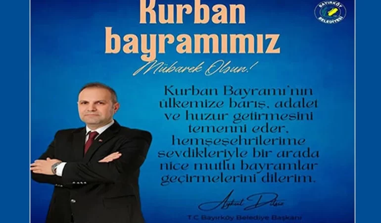 Başkan Aykut Dilsiz Kurban Bayramı