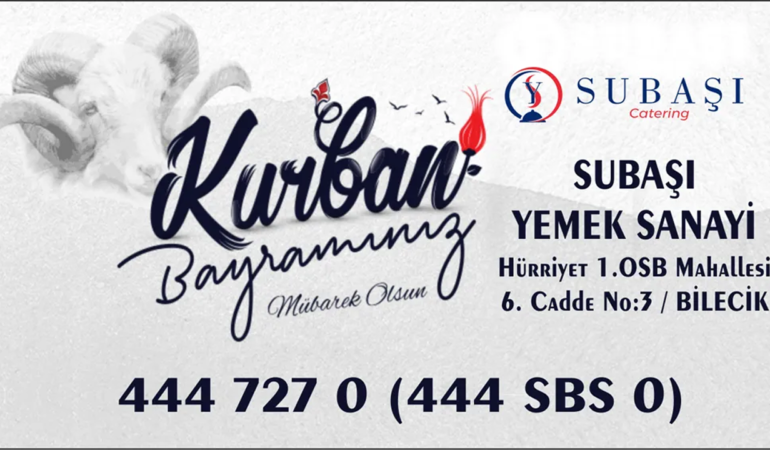 Subaşı Catering Kurban Bayramı Tebriği