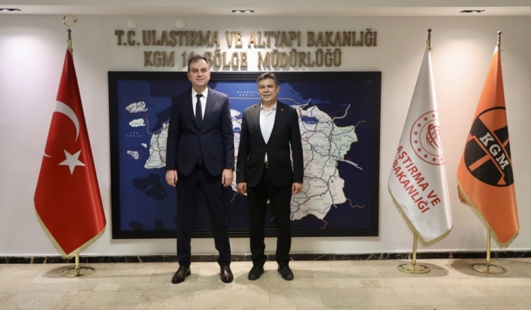 BAŞKAN DURGUT’TAN BÖLGE MÜDÜRÜ GÜNEŞ’E ZİYARET