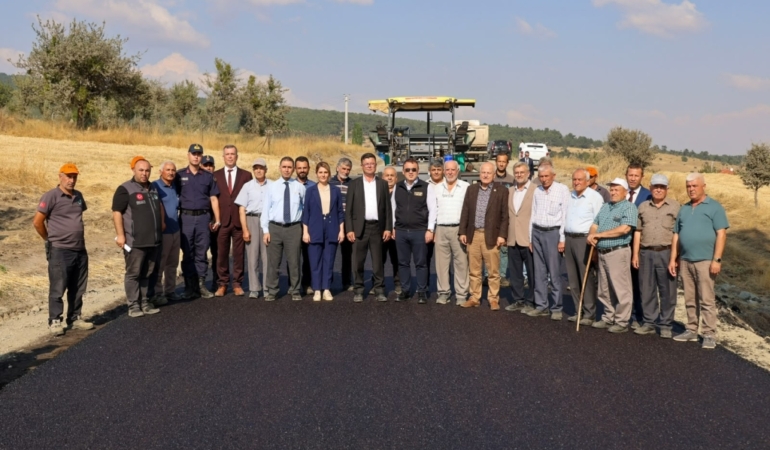 Bilecik’te  Sıcak Asfalt Çalışması
