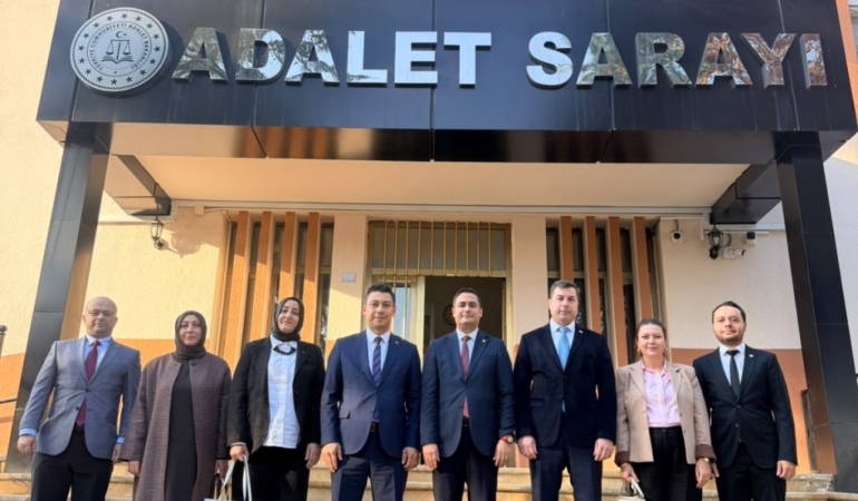 BİLECİK BAROSU YÖNETİMİNDEN BAŞSAVCI GENÇ VE BAŞKAN ATEŞ’E ZİYARET